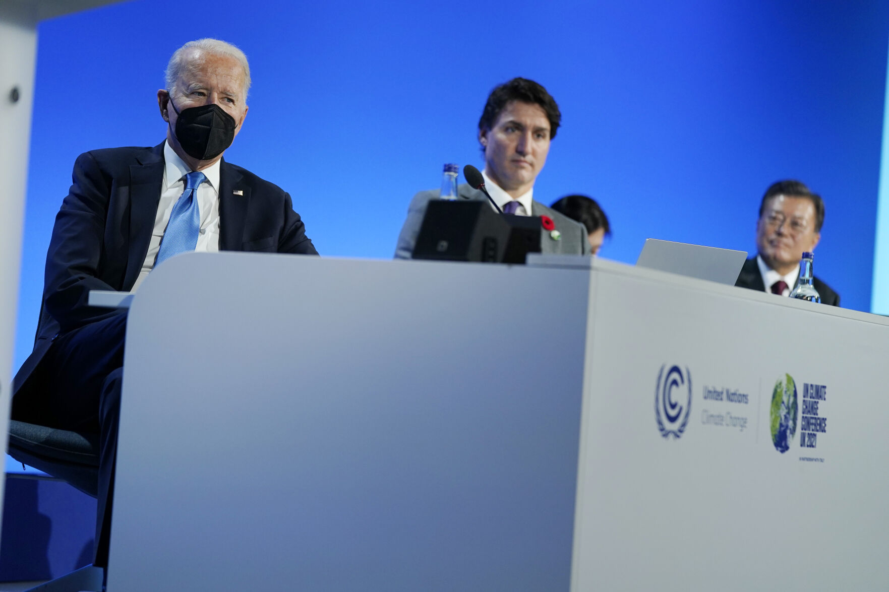 CORRECTION Biden Climate COP26 Summit